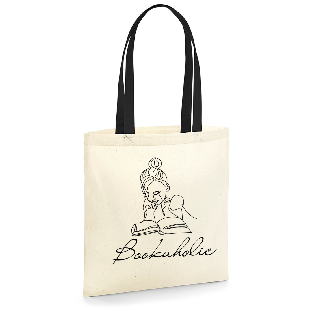 Bookaholic Girl – Jute Tasche