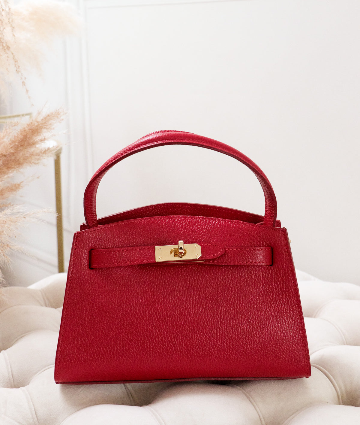 Burgundy Leather Bag