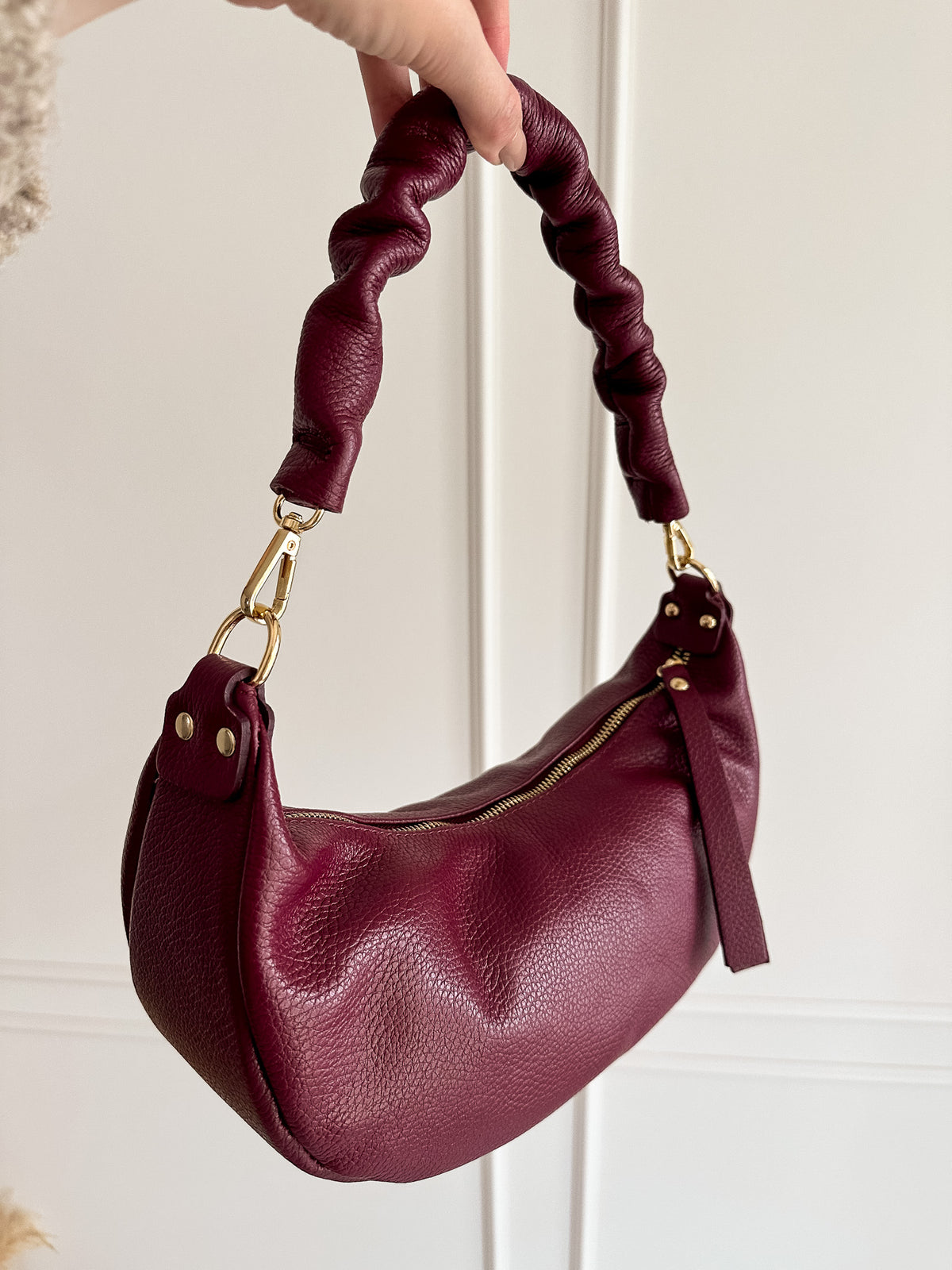 Burgundy Leather Bag