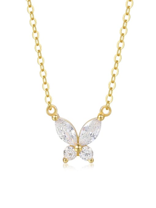 925er Silber Schmetterlings-Halskette